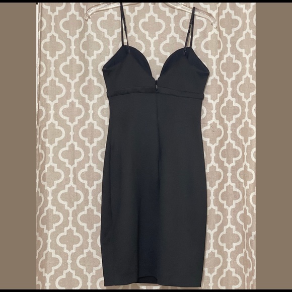bebe Plunge Sweetheart with Peephole bodycon dress - Picture 6 of 13